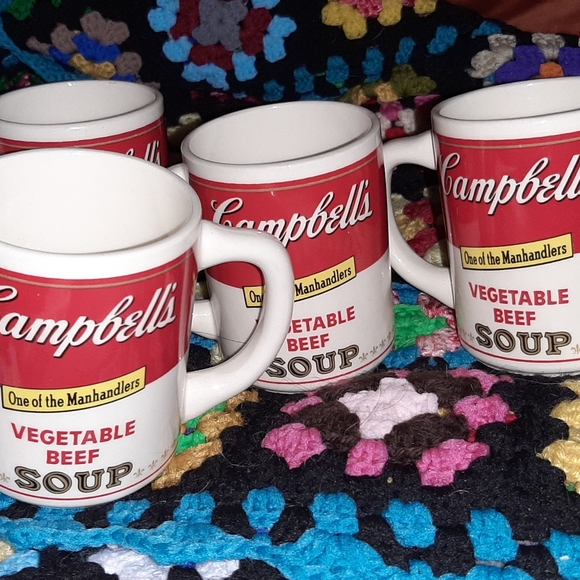 Set of 4 mint condition Campbell's mugs - Picture 2 of 2